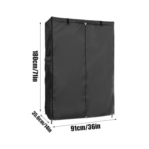 Cubierta de estantería con frontal transparente para ver y proteger tus estantes 7