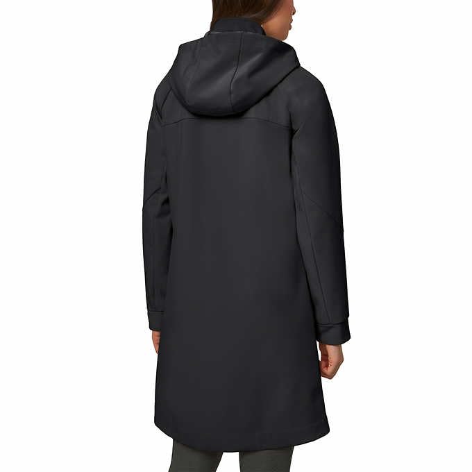 Mondetta Ladies' Long Softshell Jacket (Black, Small)2