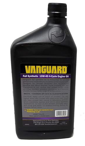 Aceite Motor Sintético Vanguard 15W-40 1 Quart miniatura 2