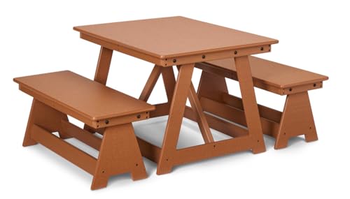 Jonti-Craft EverPlay 8316JC460 Small Outdoor Table and Bench Set for Kids