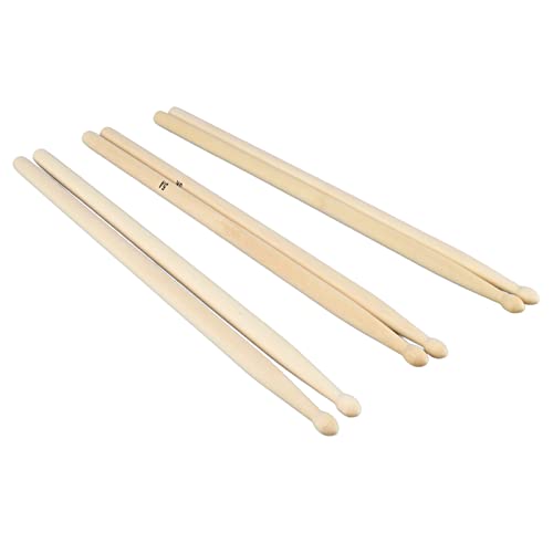 Set de Baquetas 5A Madera Maciza 3 Pares con Bolsa miniatura 4