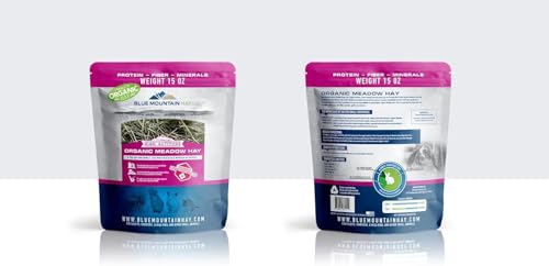 Alimento orgánico Blue Mountain Hay para animales pequeños 40 oz miniatura 2