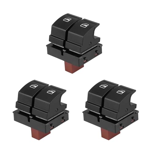 Boutons commande vitres électriques Skoda Fabia 2 avec mécanisme haute réactivité lot de 3