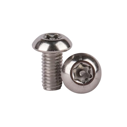 Image of 12PCS 304 Stainless Steel Bolts Torx with Column M5x10 12mm Bicycle Disc Brake Cycle Rotor Water Bottle Cage Screws (M5x10mm)