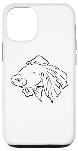 Cute Pet Betta Fish Lover �X�}�z�P�[�X iPhone 12/12 Pro �p