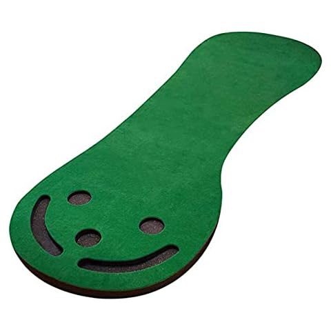 SHFAMHS Professional Indoor Putting Green, Putting Green Mats Set, Mini Golf Set, Perfect Golf Putting Mat for Home & Office, Practicing Putt Green Carpet for Children Putting Indoor Outdoor Cover