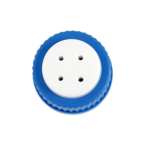 Bouchon de sécurité GL45 pour connecter 4 tubes de 1/8" sur flacon - 4