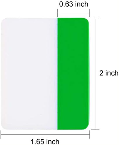 200 Pcs 2 Inch Sticky Index Tabs Colored Page Markers Writable and Repositionable Tabs Flags for Books, Binders and File Folders, 5 Sets 10 Colors
