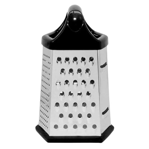 Ralador de Legumes 6 Fasces de Aço Inox Multiúso para Legumes verduras Frutas e Queijo e Alimentos