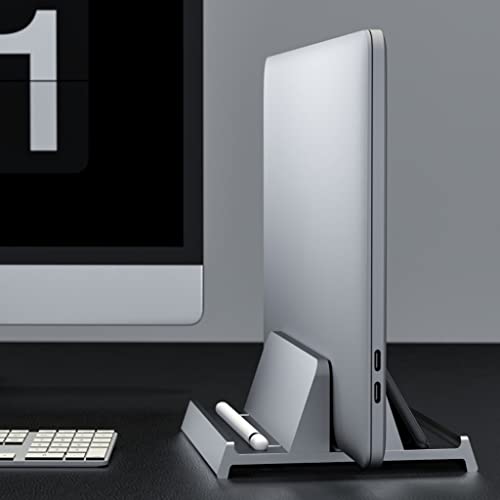 Soporte for computadora portátil vertical base de almacenamiento multifuncional tablet 4