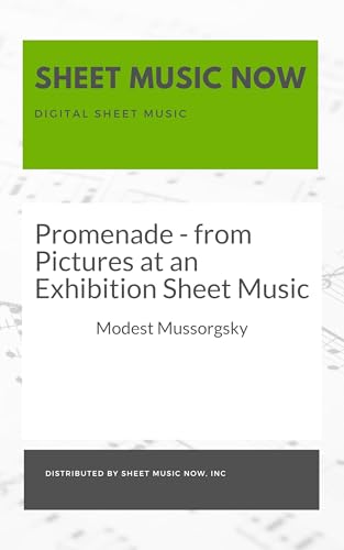 Promenade - from Pictures at an Exhibition Sheet Music
