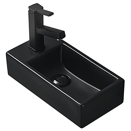 Mexen Inez Bathroom Sink, Black matt – 21484085R