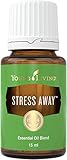 Young Living Stress Away Essential Oil Blend - with Lime, Cedarwood, Vanilla, and Lavender - 15 ml
