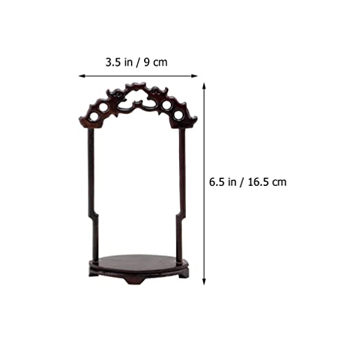 ifundom Style Bracelet Jade A Pendant Home Racks Tabletop For Rack Hanger Shop Chinese Earring Wood Display Organizer Wooden Jewelry Stand Necklace Bracelets Holder Tree Chains - Image 2