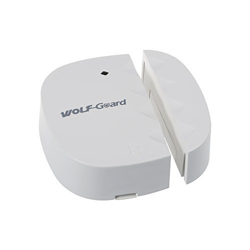Wolf-Guard Wireless 433MHz Door Window Sensor for Home Alarm Security System (White), Round - Image 3