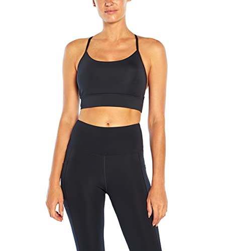 Marika Women's Standard Kailee Low Impact Sports Bra, Black, Small