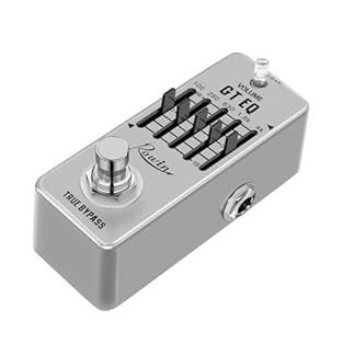 5-Band Graphic EQ Precision: Centers at 100Hz, 250Hz, 630Hz, 1.6kHz, and 4kHz with ±18dB boost/cut per band for targeted tone shaping, from bass warmth to high-end sparkle. Master Level Control: Adjustable output knob maintains volume consistency, pr...