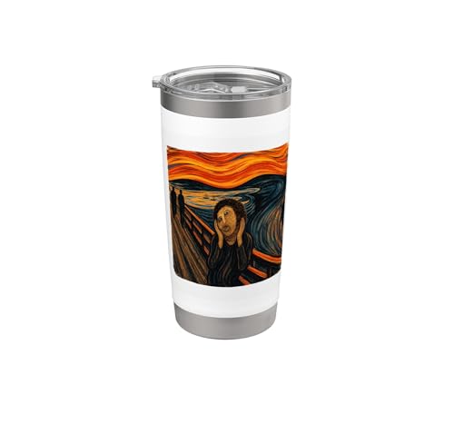 Ecce homo Scream Cecilia Funny Cool Graphic Jesus Gobelet isotherme en acier inoxydable double paroi