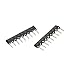 30PCS DIP Exclusion Network Resistor Array 9Pin 330 Ohm A331J 330R Resistance Network Array A09-331J TMP1105