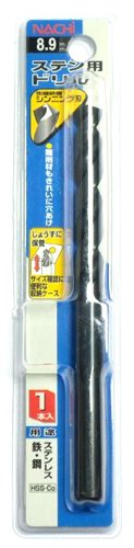 ナチ ステンレス用ドリル 1本入り 8.9ミリ