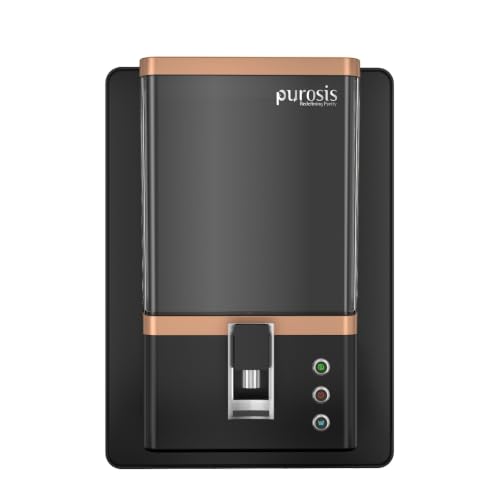 Image of Aquameta Water Purifier | 9 L Storage Tank | Advanced Water Purification System | Black Copper