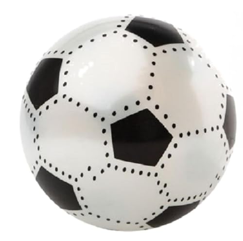 4er Set Kinder Fußbälle – Ø 23 cm – Leichte PVC Spielbälle in bunten Farben – Weich & aufblasbar – Für Garten, Pool, Scwimmbad, Schule & Freizeit – Spielball-Set für Kinder ab 3 Jahren