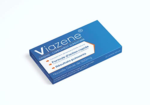 Viazene Complexe de Ginseng et Maca - Complément alimentaire 100% à base de plantes de ginseng et de maca pour l'énergie, l'endurance et la puissance - Formule Innovante pour hommes - 12 Gélules