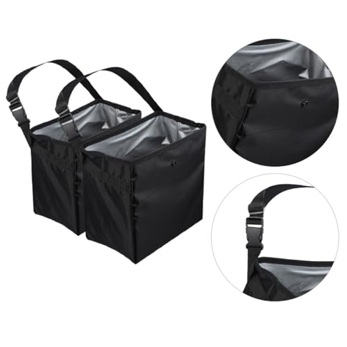Botes de basura para coche multifuncionales e impermeables de nylon bolsa de 8.5l 7