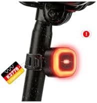 Fahrradlicht Set, LED Fahrradbeleuchtung Set mit Smart Bremslichtfunktion Rücklicht, StVZO-zugelassen, USB-C Wasserdicht Fahrradlampe für Rennrad Mountainbike E-Bike - 2 Stück