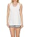 Loose Fit racerback tank tops for women white L