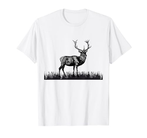 Deer Elk Hunting Hunter Hunt Season Tags Food Venison Camiseta