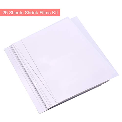Feuille thermorétractable imprimable jet d'encre pour fabriquer des bijoux