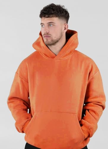 Hoodies for Men Oversized Mens Hoodies Long Sleeve Pullover Sweatshirts With Pockets Fall Winter Streetwear2