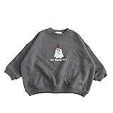 [てんしんらんまん] トレーナー ハロウィン キッズ チャコール