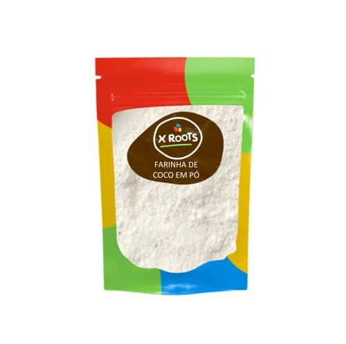 Farinha de Coco Branca em Pó Premium 1kg...