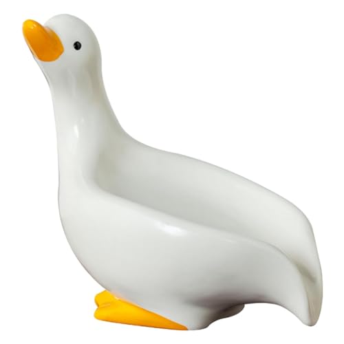 Ceramic Duck Soap and Sponge Dish