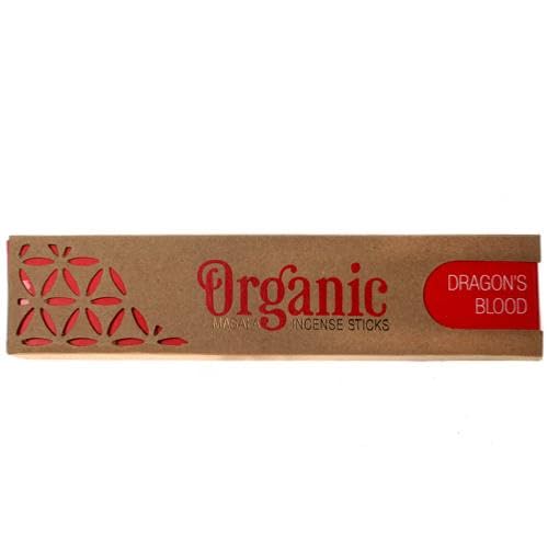 Organic Goodness Incense Sticks, Fragrance, 12 Packs in a Box with Incense Stick Holder, Natural, Eco-Friendly