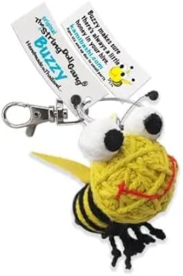 Kamibashi Buzzy the Bumble Bee The Original String Doll Gang Keychain Clip