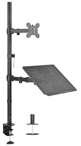 VIVO Laptop and LCD Monitor Stand up Desk Mount Extra Tall Adjustable St