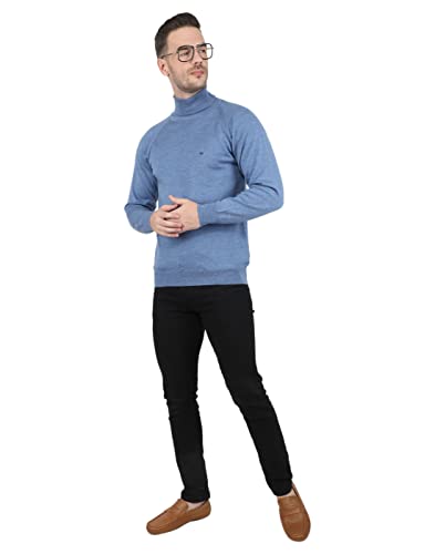 Image of Monte Carlo Men Wool High Neck Pullover Sweater