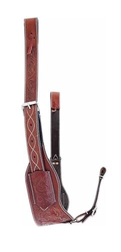 RAAVILS Western Horse Leather Complete Flank Cinch Set Rear Flank Back Cinch Girth Saddle Billets TACK Horse Cinches Color TAN