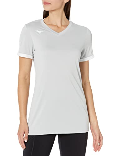 Haut Mizuno Aerolite softball femme col en v contre la chaleur