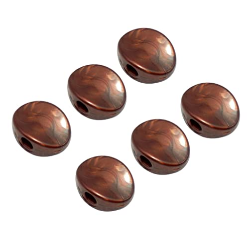 Image of VELURA 4x6pcs Guitar Tuning Pegs Tuners Machine Heads Replacement Knobs Coffee|6 Pieces Tuning Peg Buttons (Including Screws and |Tuning Pegs| Guitars & Basses |Musical Instruments & Gear