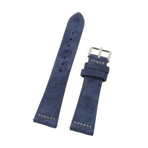 Bracelet de montre en cuir HuanJ élégant marron 20mm pour montre connectée