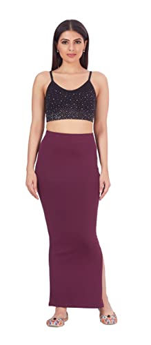 Image of Studio Shringaar Women's Pure Cotton Stretchable Saree Shapewear Petticoat