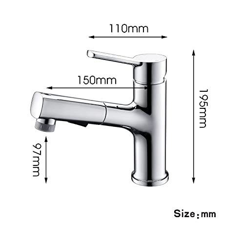 Robinet de lavabo rétractable pour simplifier la routine de la salle de bain