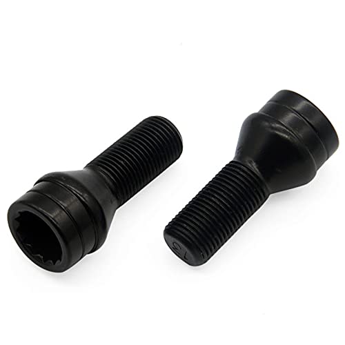 Set Di 4 Bulloni E Dadi Antifurto Per Ruote M14 X 1,25 Neri - Foto 11