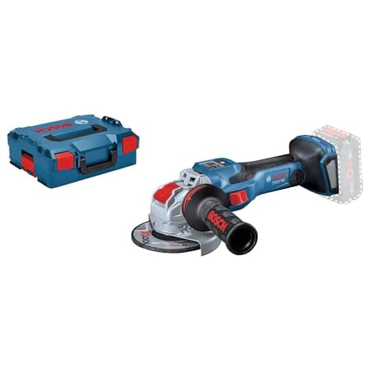 Bosch Professional BITURBO amoladora angular a batería GWX 18V-15 SC (diámetro de disco 125 mm, con módulo Connectivity, velocidad variable, inserción X-LOCK, en maletín L-BOXX)