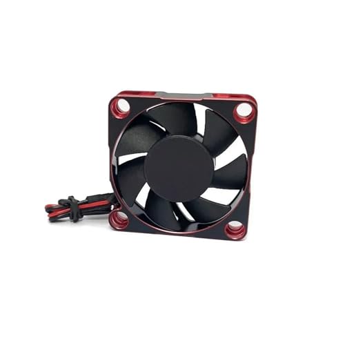 RC Car Toys For 1/8 1/10 1/12 4510 Brushless Motor Heat Sink 45mm High Speed Cooling Fan 14000RPM Cool RC Car 3650 3660 4274 4292(Red)