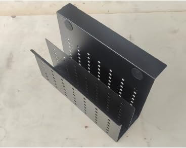 GAROOD Desk side storage for laptop - 2 slot (Black)